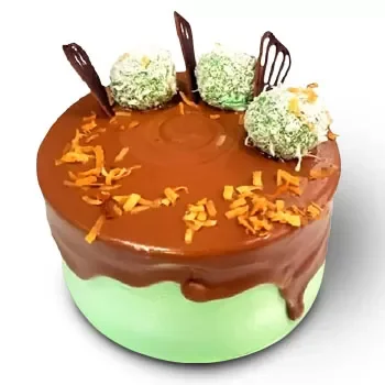 Singapur Online cvjećar - Biskvit torta Buket