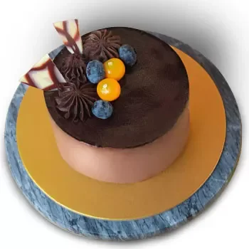 Singapur online květinářství - Delikátní čokoládový dort Kytice