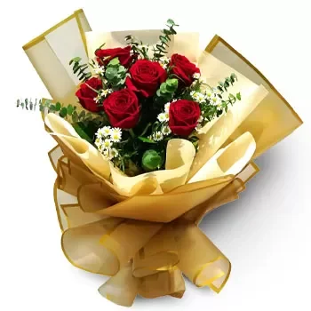Potong Pasir cvijeća- Buket crvenih ruža Cvijet Isporuke