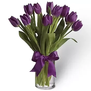 Singapore flowers  -  Violet Bouquet Flower Delivery