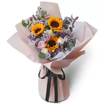 بائع زهور سنجي كادوت- باقة من زهور الشمس المشرقة زهرة التسليم