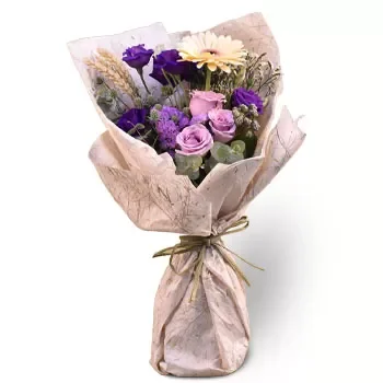 Bukit Ho Swee λουλούδια- Μπουκέτο με εκλεκτά ανάμεικτα λουλούδια Λουλούδι Παράδοση
