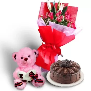 Candaba cvijeća- Pink Slice Cvijet Isporuke