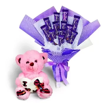 Bombon flowers  -  Shiny Gift Flower Delivery
