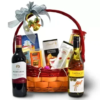Singapore flowers  -  Exclusive Xmas Basket  Delivery