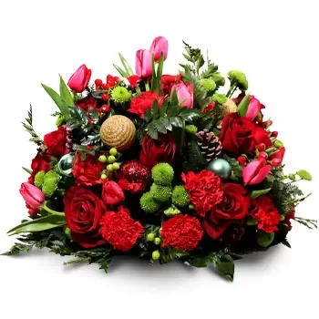 Παραλίμνια λουλούδια- Μπουκέτο λουλουδιών για διακόσμηση τραπεζιού Λουλούδι Παράδοση