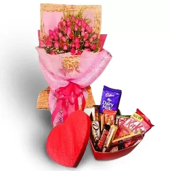 fleuriste fleurs de Philippines- Contes de chocolat Bouquet/Arrangement floral