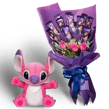 Bombon flowers  -  All Pink Flower Delivery