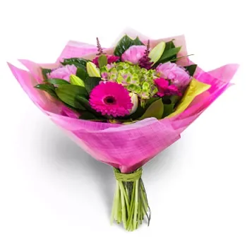 Aladinon blomster- Fantastisk lyserød Blomst Levering