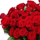 Maastricht Blumen Florist- 50 Premium rote Rosen - Red Naomi | Züchter Bouquet/Blumenschmuck