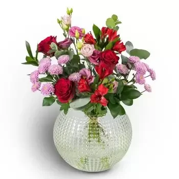 ดอกไม้ นอร์เวย์ - ชมพู แดง เอลิแกนซ์ ดอกไม้ จัด ส่ง