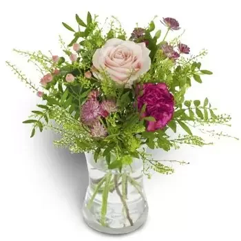 Осло цветы- Великолепные розовые цветы Цветок Доставка