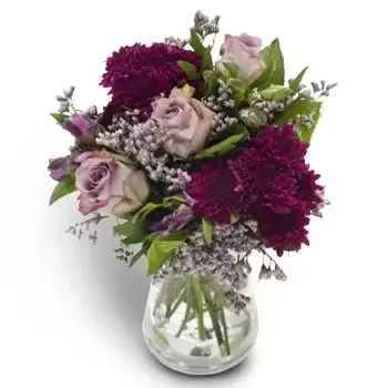 Bekkelaget-virágok- Élénk lila harmónia Virág Szállítás