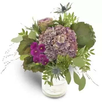 Bagn cvijeća- Veličanstveno ljubičasto blaženstvo Cvijet Isporuke