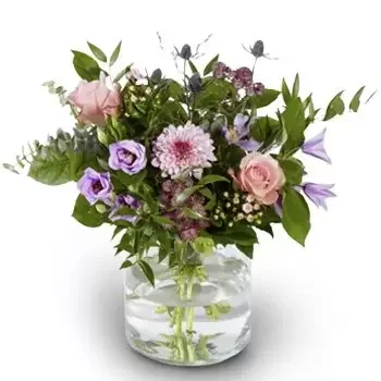 Brunstad 꽃- 핑크 & 퍼플 드림 꽃 배달