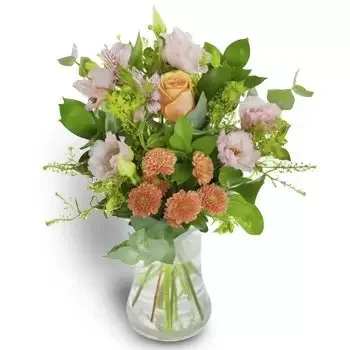 Furulund-virágok- Feltűnő sárgabarack csokor Virág Szállítás