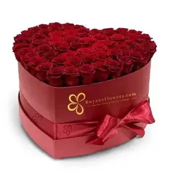 Dubai flowers  -  Heart in Heart Flower Delivery