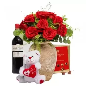 Barcelona flowers  -  Romantic Indulgence Flower Delivery