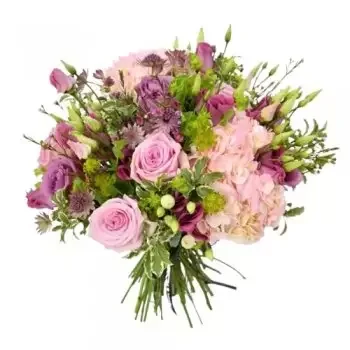 Acton Beauchamp kwiaty- Bukiet Różowego Raju Kwiat Dostawy