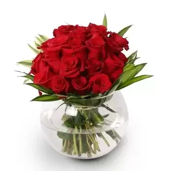 בור דובאי חנות פרחים באינטרנט - הלב שלי שייך לך זר פרחים