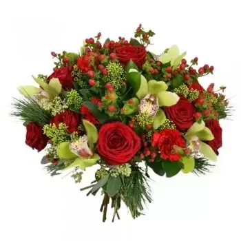 Ηνωμένο Βασίλειο λουλούδια- Blushing Beauty Bouquet Λουλούδι Παράδοση
