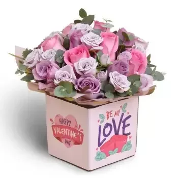 fiorista fiori di Yishun- Rosa e viola Fiore Consegna