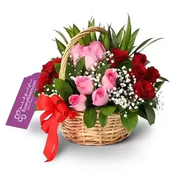 Dubai Marina flowers  -  Exquisite Floral Basket Flower Delivery