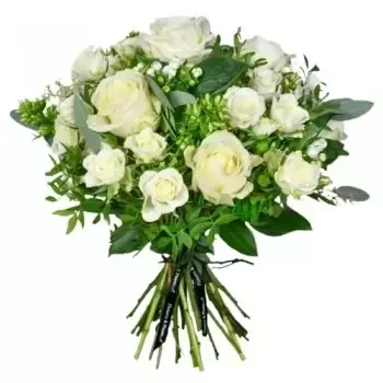 אקטון טראסל פרחים- רומנטיקה מושלגת פרח משלוח