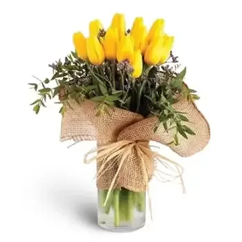 flores Al-Barsha 2 floristeria -  plano amarillo Ramos de  con entrega a domicilio
