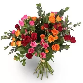 flores Jubail Island floristeria -  Tonos vibrantes Ramos de  con entrega a domicilio