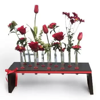 Anjar λουλούδια- Μαύρο άγγιγμα Λουλούδι Παράδοση