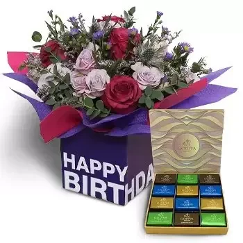 Al-Quṣaiṣ aṣ-Ṣinaiyah 2 flowers  -  Stunning Gift set Flower Delivery