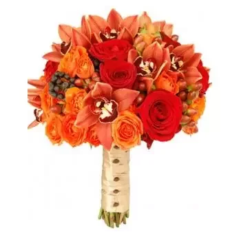 بائع زهور أوغسطين- رومانسية الخريف زهرة التسليم