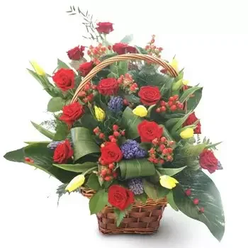 Badkowo Jeziorne λουλούδια- 15 κόκκινα τριαντάφυλλα Λουλούδι Παράδοση