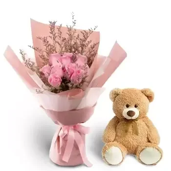 flores Al Goaz, Al Qoaz floristeria -  Resplandor rosa Ramos de  con entrega a domicilio
