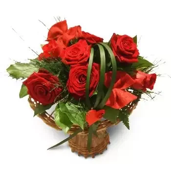 Baczalka bunga- Cinta Merah Bunga Pengiriman