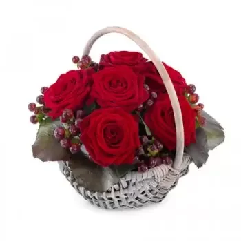 Hungary flowers  -  HEARTBEAT FLOWER BASKET Delivery