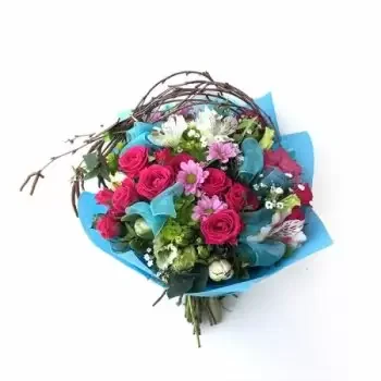 بائع زهور اليونان- جميل - باقة زهور زهرة التسليم