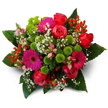 Barwald Gorny bunga- Rancangan Merah Bunga Penghantaran