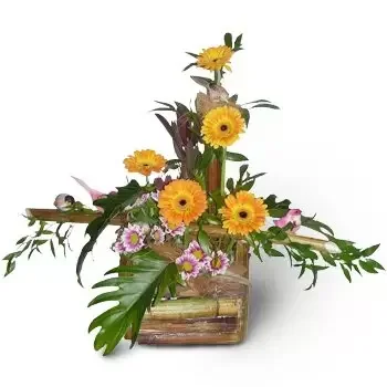 fleuriste fleurs de Bartosze- Vert jaunâtre Fleur Livraison