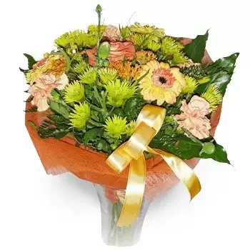 fiorista fiori di Banie Mazurskie- mazzo verde 2 Fiore Consegna