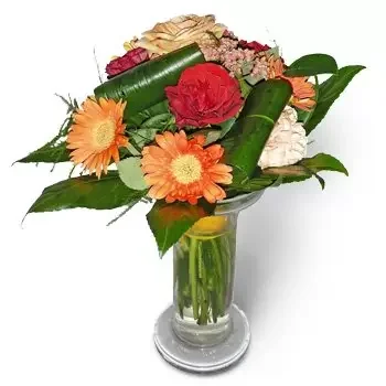 Banie Mazurskie rože- Oranžni dodatek Cvet Dostava