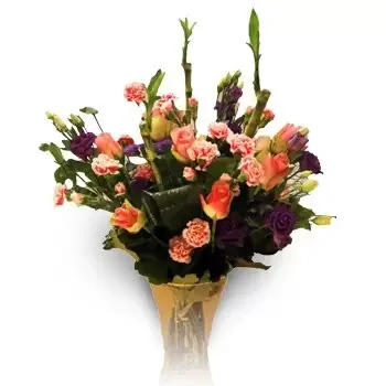 fiorista fiori di Augamy- Disposizione rosa Fiore Consegna