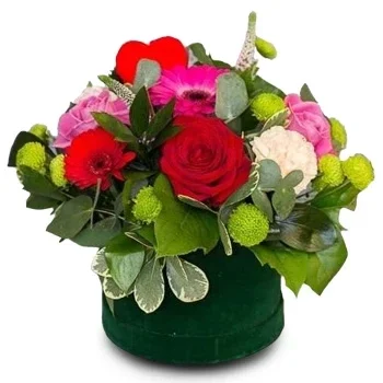 fiorista fiori di Dublino- Rosso e rosa Fiore Consegna