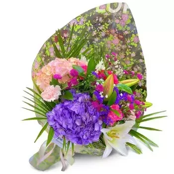Ибиса онлайн магазин за цветя - Сини цветя Букет