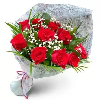 fiorista fiori di Cala Pada- Regalo rosso Fiore Consegna