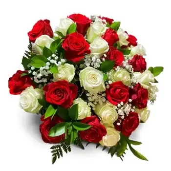 fleuriste fleurs de San Miguel- Jolie en rouge. Fleur Livraison