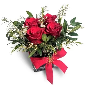 fiorista fiori di Azzorre- Rosso freddo Fiore Consegna