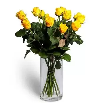 flores de Bratislava- amarelo suave Flor Entrega