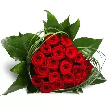 Dobrohost flowers  -  Bouquet of Red HEARTS Flower Delivery